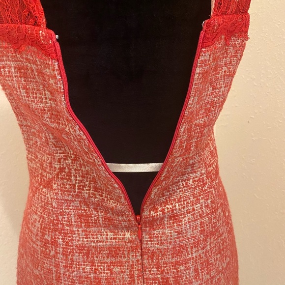 - KAY UNGER CHERRY AND SILVER 2 pieces dress size 4 - Picture 6 of 13